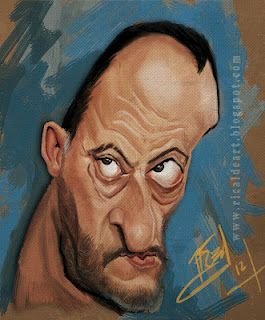 Жан Рено карикатура