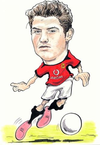 Хави футболист рисунок