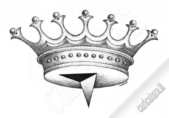 Передача короны карикатура