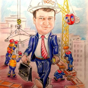 Шарж начальник