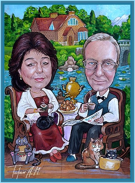 Фон для шаржа