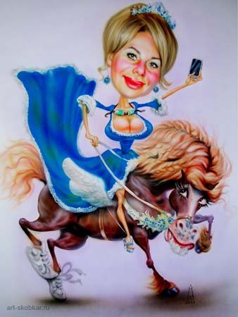 Шарж Лариса Шигорина