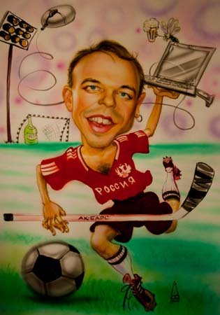 Футбольные шаржи