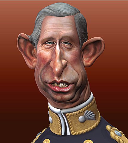 Принц Чарльз карикатура