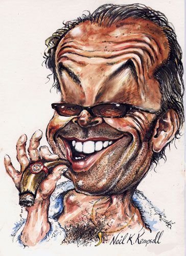 Джек Николсон шарж