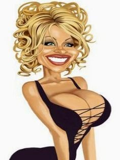 Pamella Anderson шаржи
