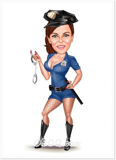 Шарж полицейский