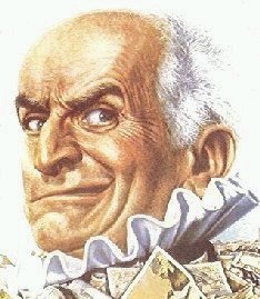 Луи де Фюнес шаржи