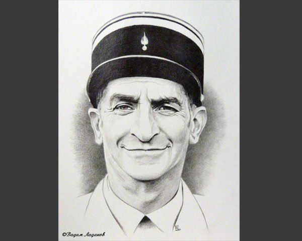 Луи де Фюнес портрет