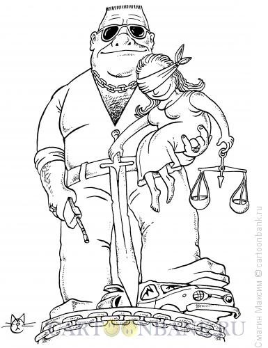 Бандит карикатура