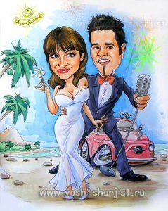 Джеймс Бонд карикатура