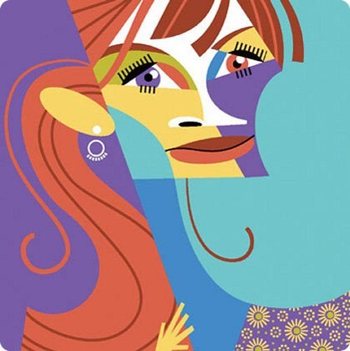 Пабло Пикассо карикатура