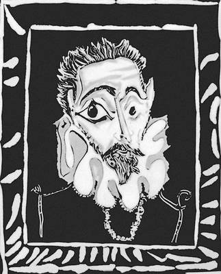 Шарж Пабло Пикассо