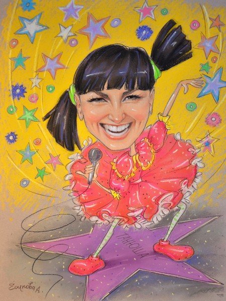 Шарж с днем рождения