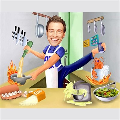 Шарж шеф повар