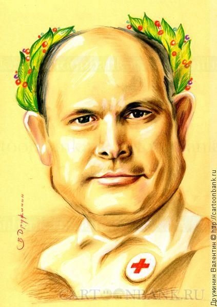 Гагарин карикатура