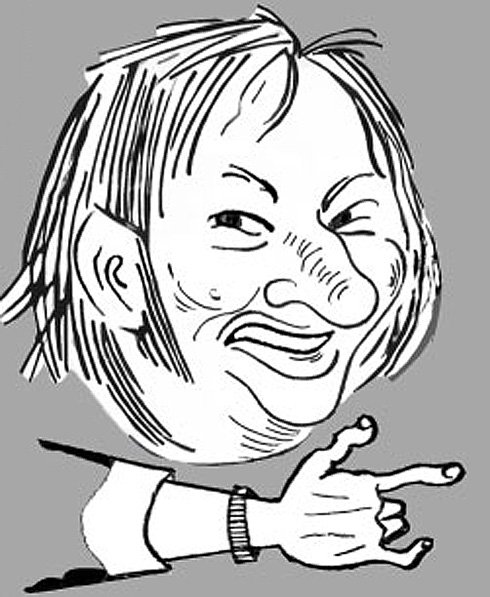 Николай Фоменко шарж