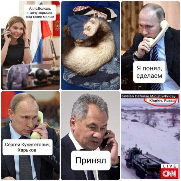 Приколы про Путина и Кабаеву