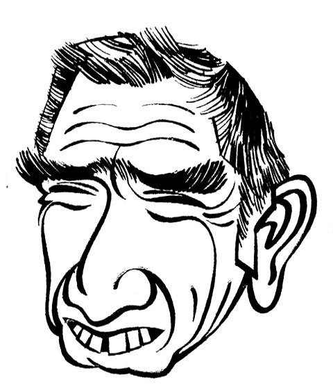 Армен Джигарханян портрет шарж