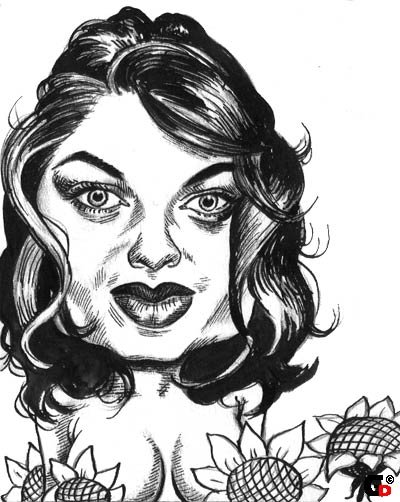 Тина Тернер карикатура