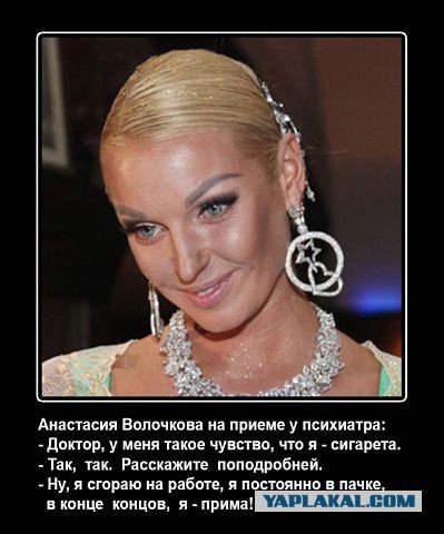 Анастасия Волочкова карикатура