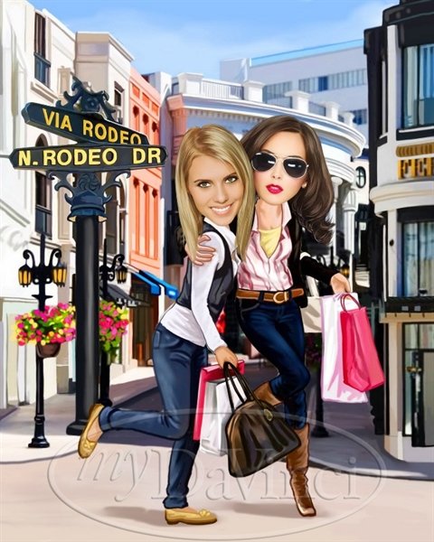 Шарж шоппинг