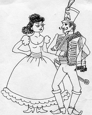 Гусар карикатура