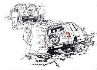 Нива Шевроле 4х4 рисунок