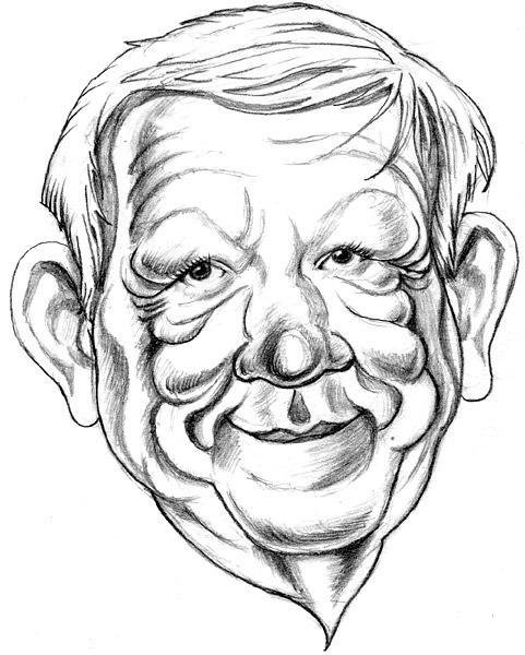 Карикатура клоуны дерутся