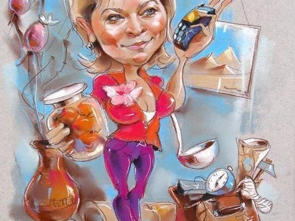 Прикольные шаржи на день рождения