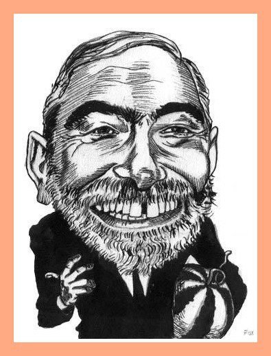 Вахтанг Кикабидзе шарж