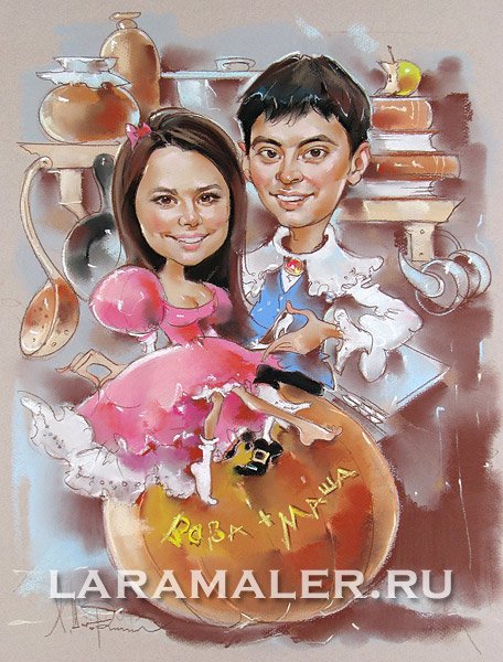 Лариса Шигорина шарж художница