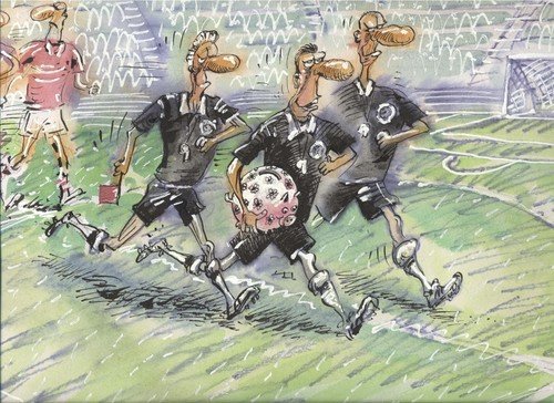 Фанат карикатура