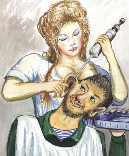 Отоларинголог карикатура