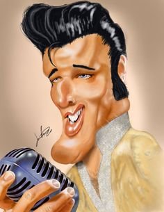 Шарж на Элвиса Пресли PNG