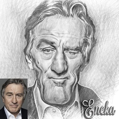 Роберт де Ниро карикатура