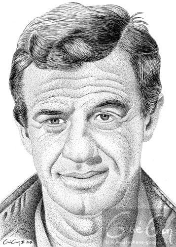 Бельмондо шарж