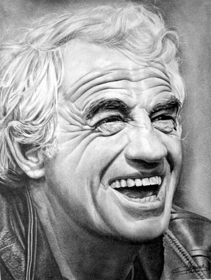 Бельмондо шарж