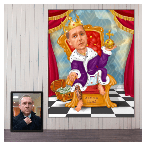 Карикатуры на Сталина и Путина