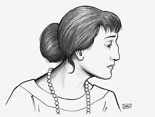 Анна Ахматова рисунок
