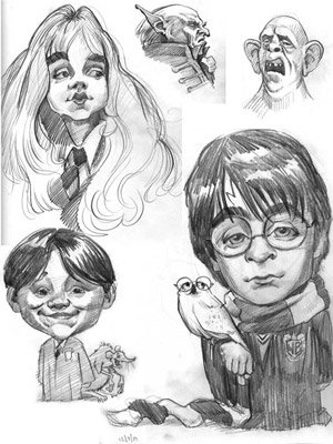 Сатирический портрет Гарри Поттера