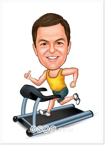 Спортивная девушка рисунок