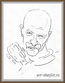 Александр Розенбаум шарж