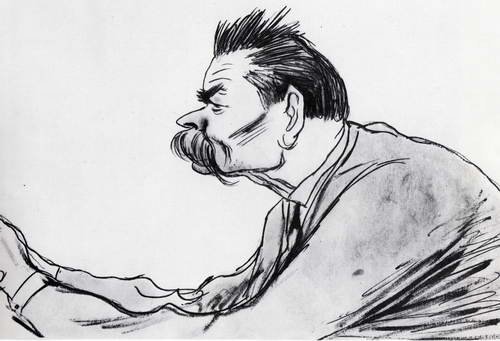 Максим Горький карикатура