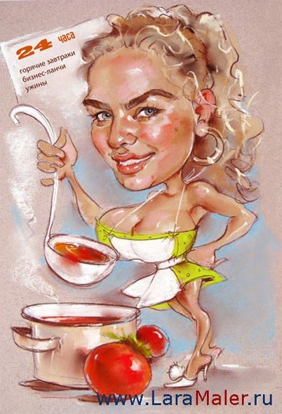 Шарж кондитер