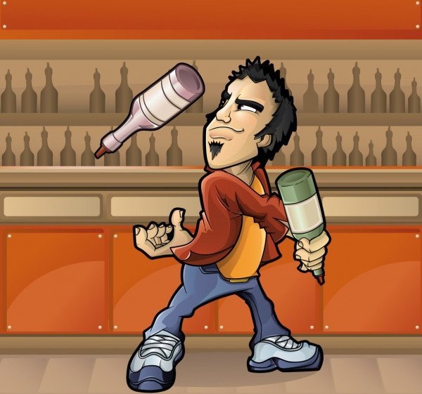 День бармена карикатура