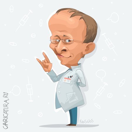 Иван Охлобыстин рисунок