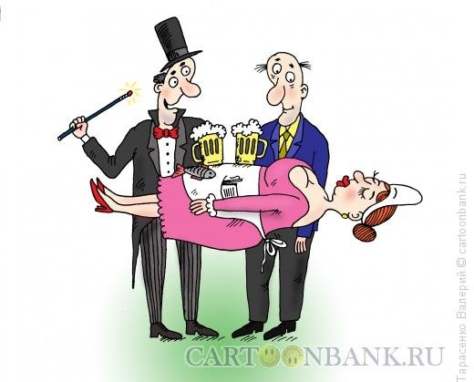 Фокусник карикатура