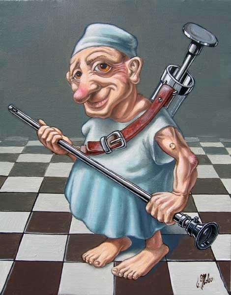 Реаниматолог карикатура