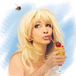 Шарж на Аллегрову